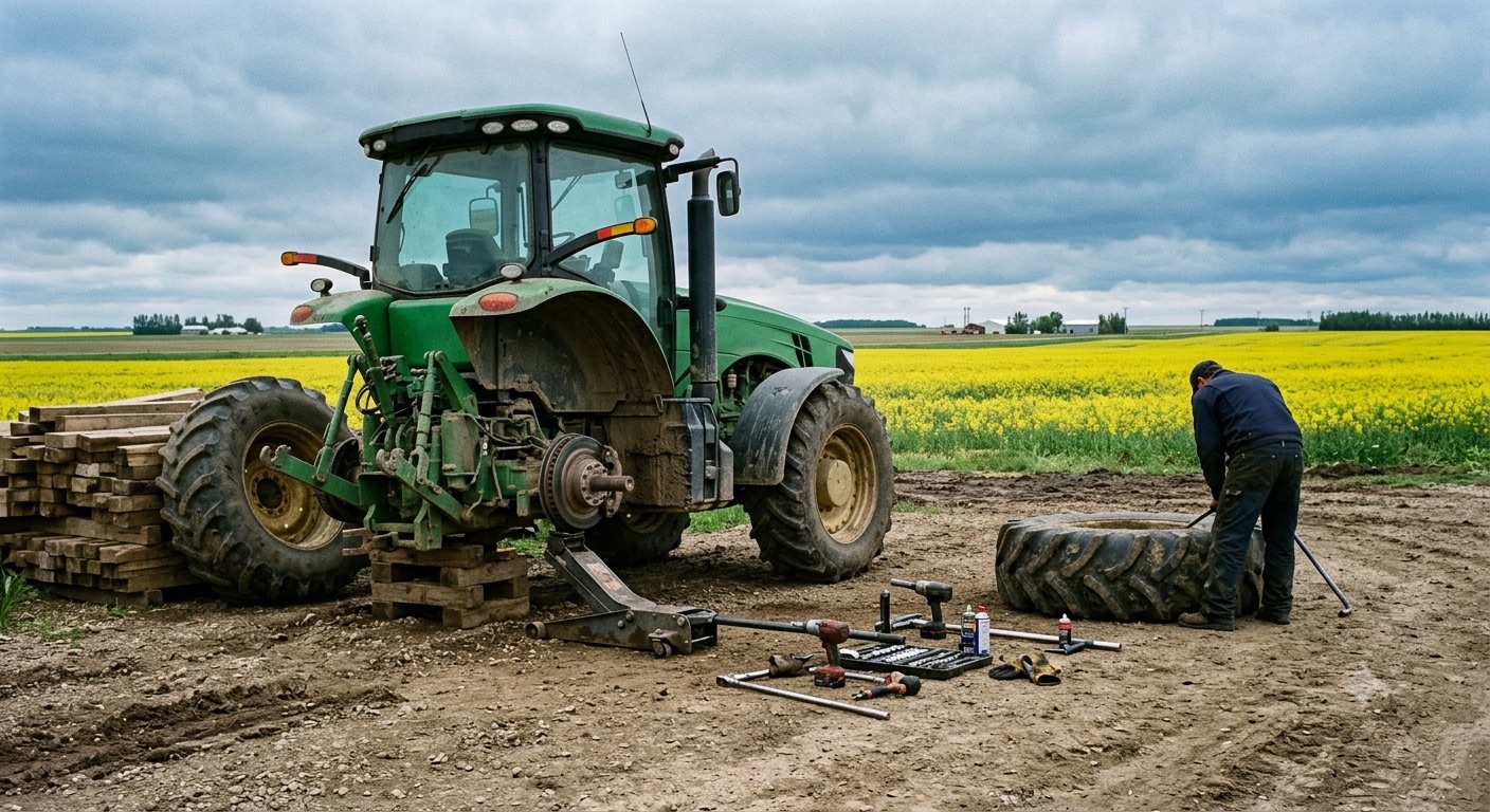On-site tire service in the Peace Region