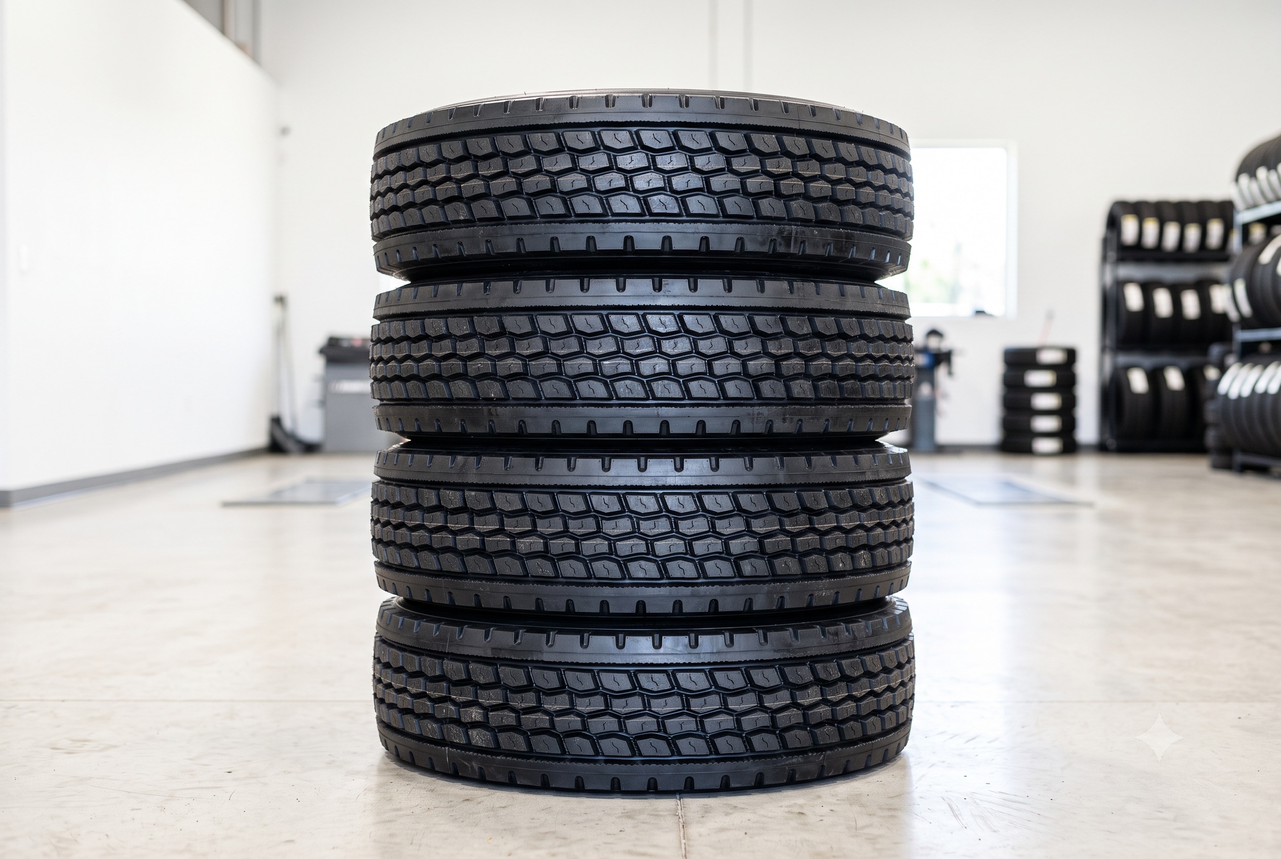 New tires ready for delivery